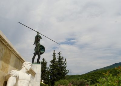 Termopile - pomnik Leonidasa